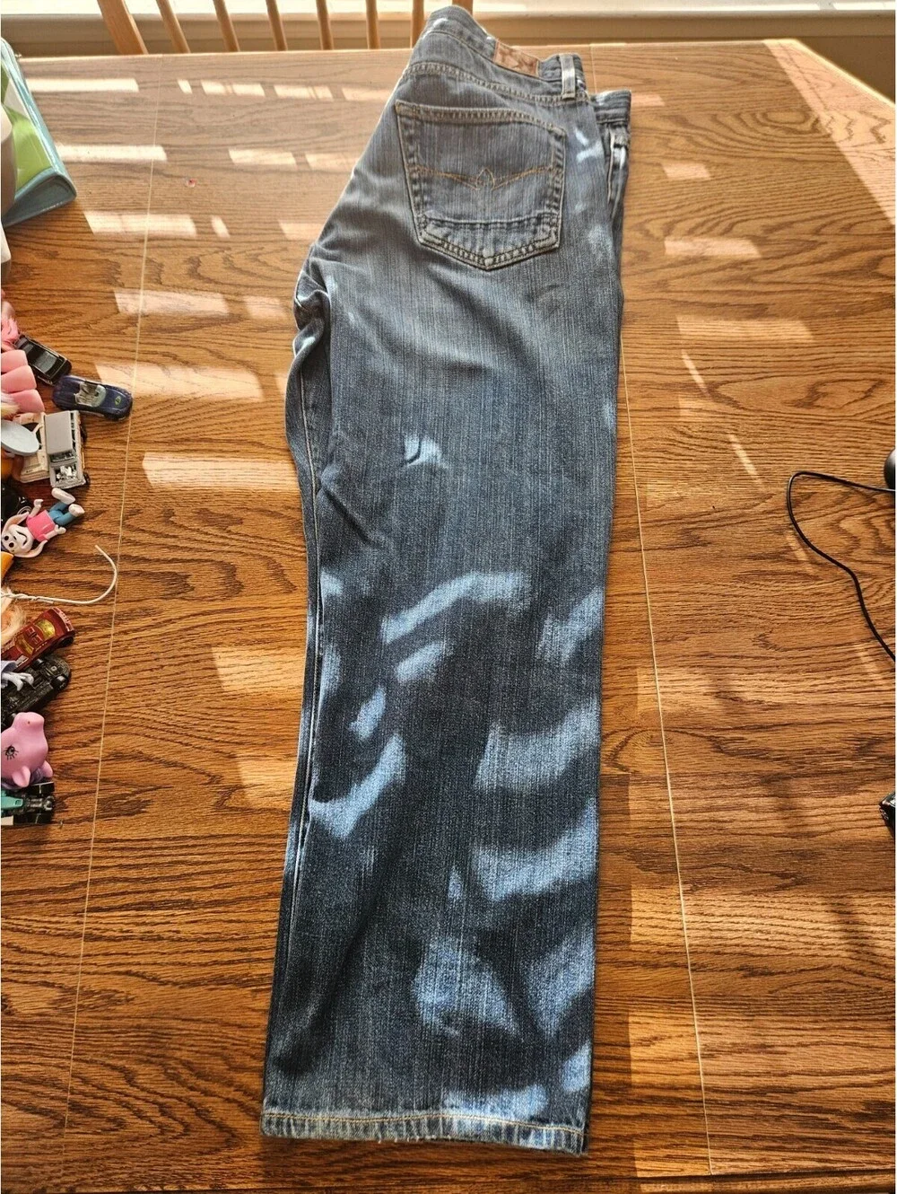 Men's Agave Relaxed Fit Blue Jeans 36x30